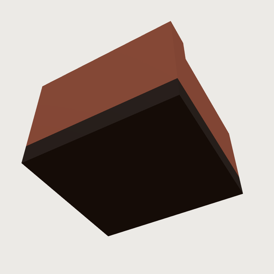 Armchair low-poly 3D model, low back render
