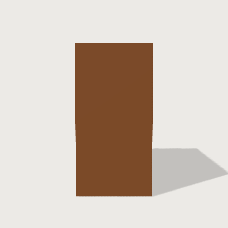 Bookshelf low-poly 3D model, right render