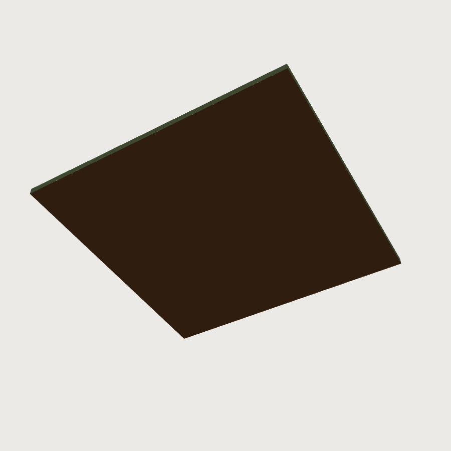 Grass Ground Tile low-poly 3D model, low back render