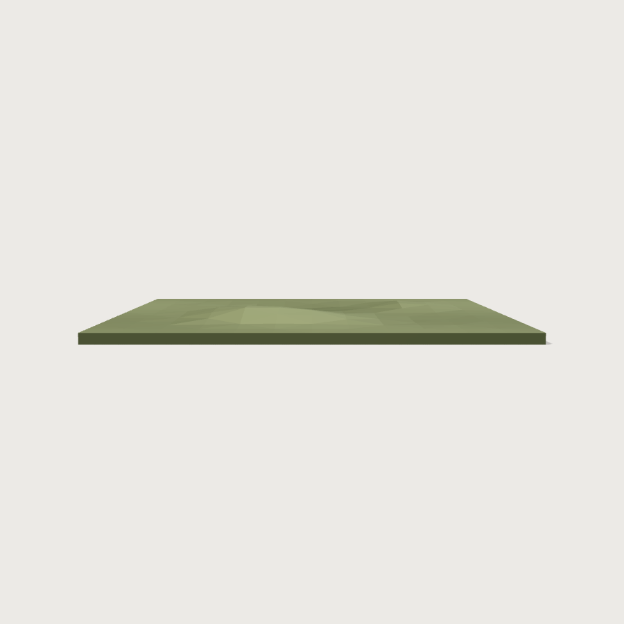 Grass Ground Tile low-poly 3D model, right render