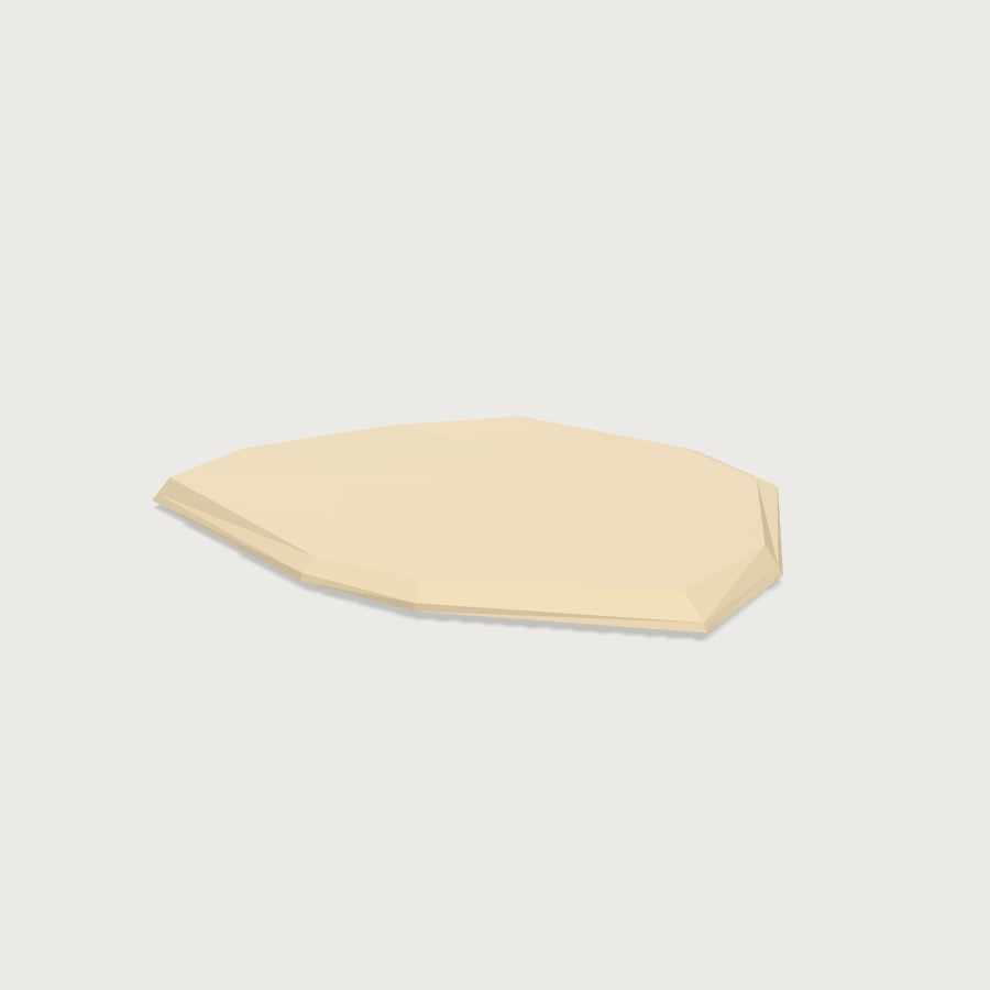Path Stone A low-poly 3D model