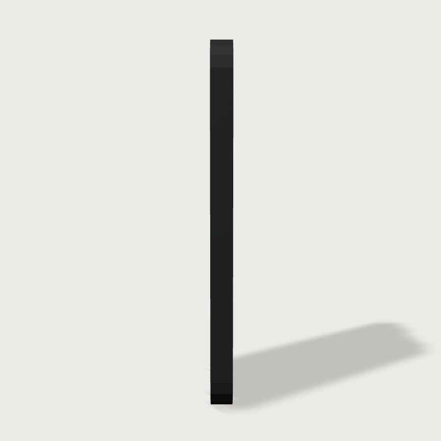 Smartphone low-poly 3D model, right render